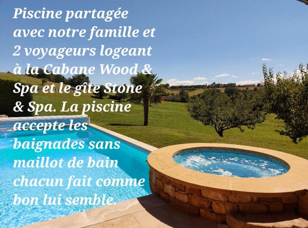 Gite Stone & Spa Chasselay Eksteriør billede